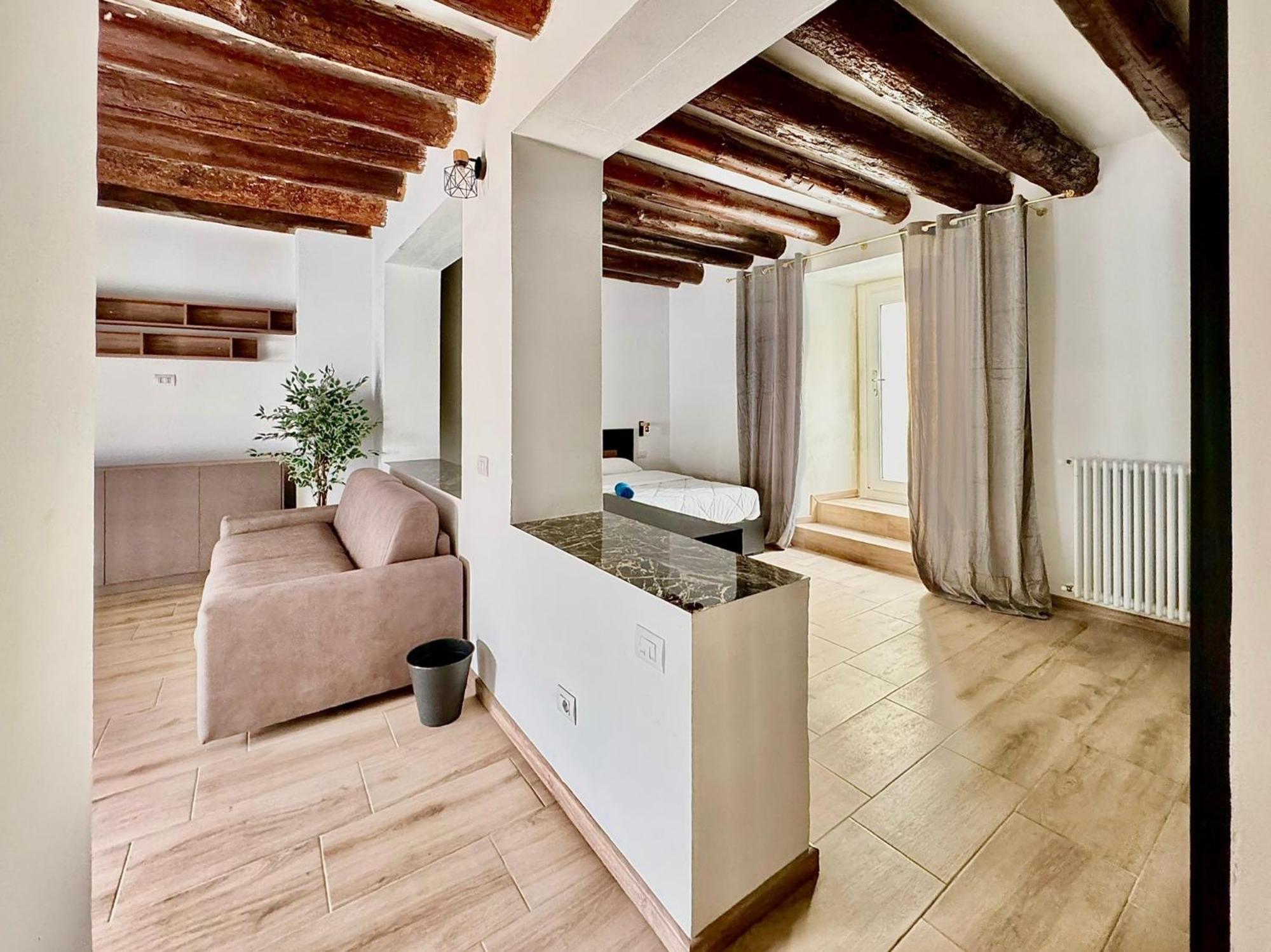 Casa Storica Del 1600 In Bergamo Centro Apartamento Exterior foto